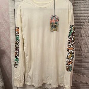Billabong Keith Haring Long Sleeved T-Shirt NWT SzL